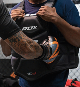 protectores de pecho o ventrales para boxeo