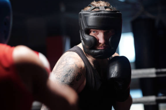 Sparring con casco