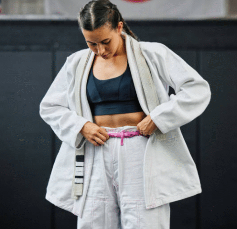 Cinturon blanco jiujitsu