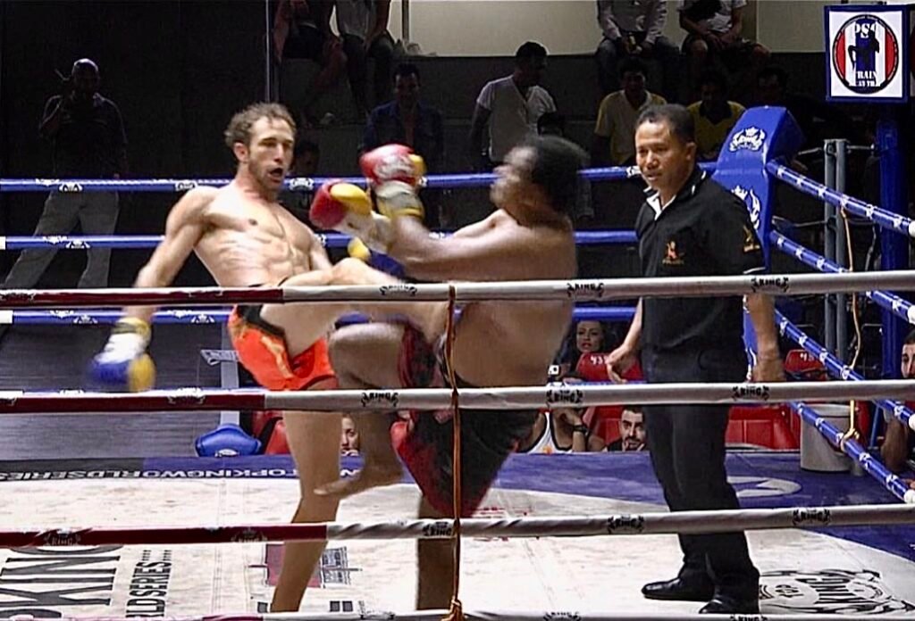 Combate de muay thai