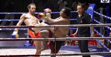 Combate de muay thai
