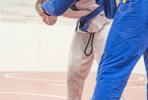 Luchadores de jiujitsu brasileño